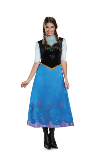 Frozen Traveling Anna Deluxe Costume