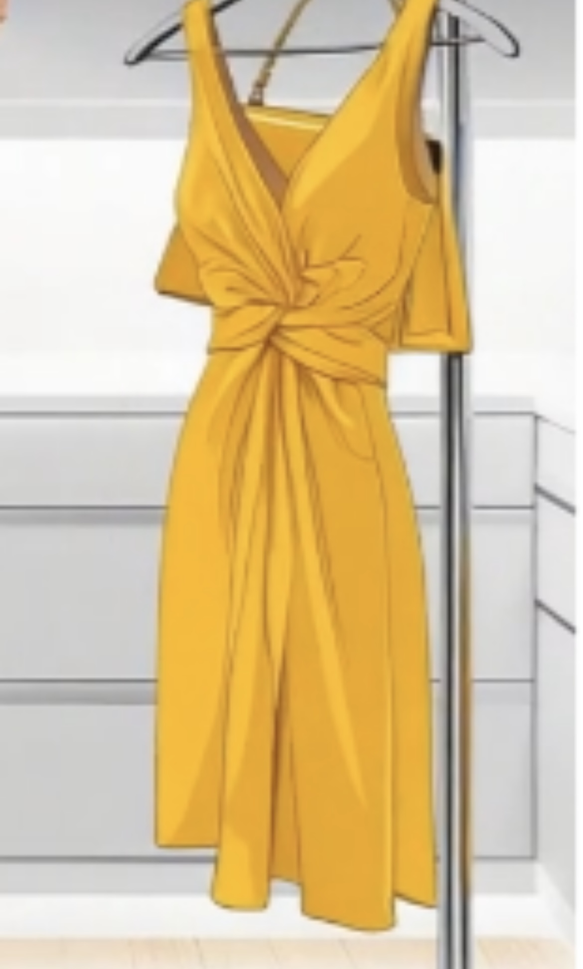 Yellow dress