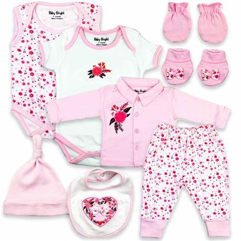 Baby Bright - Baby Bright Newborn Clothes for Girl 0 to 3