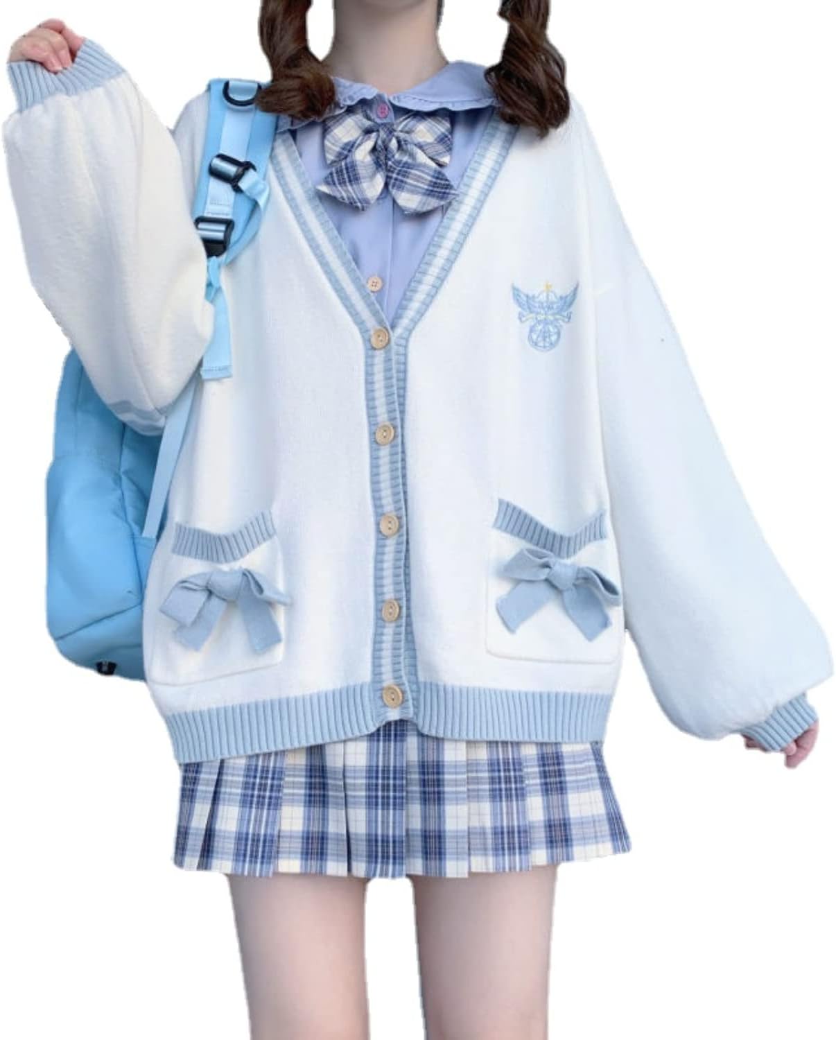 Preppy Aesthetic Clothes for Teen Girls Cute Cardigan